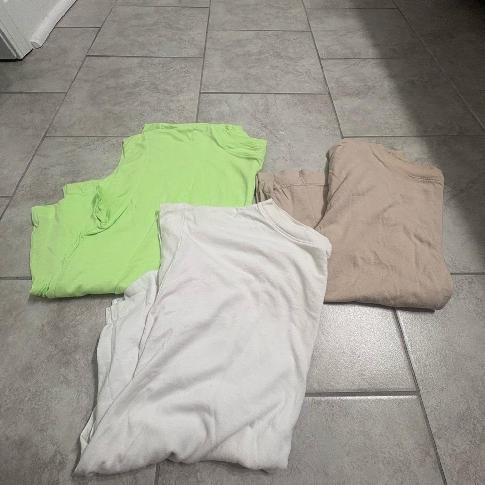 Target set of Three Sleeveless Tops - White, Green, Tan - Picture 7 of 7
